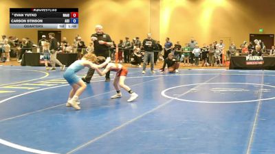 56 lbs Quarters - Evan Yutko, Mat Assassins vs Carson Stinson, All I See Is Gold Academy