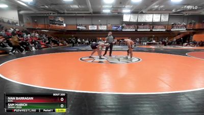 144 lbs Semifinal - Ivan Barragan, Buhl vs Sam Marich, Spring Creek