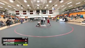 155 lbs Round 2 - Charlie Turner, Worland Middle School vs Allen Schooner, Riverton Middle School