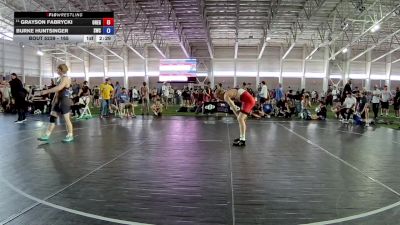 165 lbs Champ. Round 2 - Grayson Fabrycki, Oregon vs Burke Huntsinger, Summit Wrestling Club