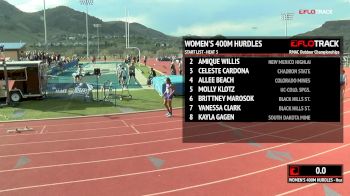 Women’s 400m Hurdles, Heat 3