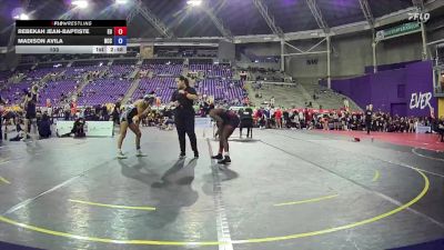 103 lbs Round 1 (16 Team) - Rebekah Jean-baptiste, Emmanuel University vs Madison Avila, North Central College