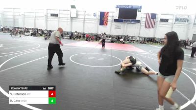 150 lbs Consi Of 16 #2 - Vincent Peterson, Atc vs Kanyen Cate, Washington