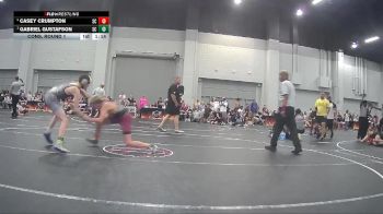 110 lbs Cons. Round 1 - Gabriel Gustafson, Top Rank vs Casey Crumpton, Alpha Elite