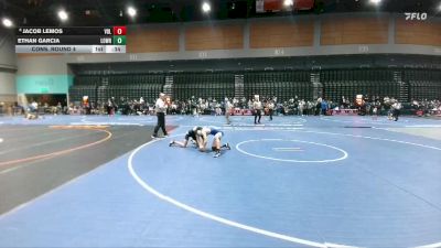 120 lbs Cons. Round 4 - Jacob Lemos, Vista Del Lago vs Ethan Garcia, Lowry