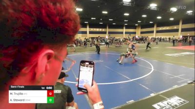 52 lbs Semifinal - Mason Trujillo, Atc vs Alfie Steward, Dominate WC