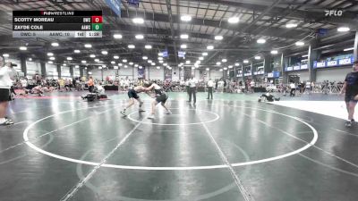 132 lbs Rr Rnd 1 - Scotty Moreau, Doughboy Gold vs Zayde Cole, All-American Wrestling Club HS