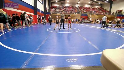 52-57 lbs Rr Rnd 3 - Trinity Jaramillo, Hilldale Youth Wrestling Club vs Savina Burgo, Team Tulsa Wrestling Club