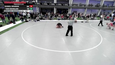 Masters C - 78 lbs Quarters - Russell Brunson, Idaho vs Nick Macellaio, Team El1te Wrestling