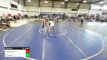 157 lbs Consi Of 8 #2 - Beau Shepherd, Manu vs Brandon Nelson, Bagdad Copperheads WC