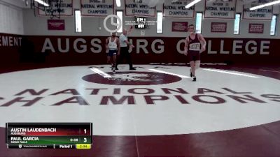 125 lbs Semifinal - Austin Laudenbach, Augsburg vs Paul Garcia, Sioux Falls