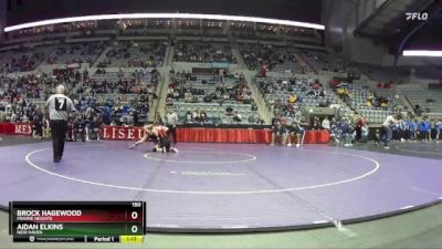 150 lbs Semifinal - Brock Hagewood, Prairie Heights vs Aidan Elkins, New Haven
