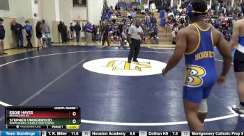 172 lbs Champ. Round 1 - Eddie Hayes, Beauregard HS vs Stephen Underwood, Montgomery Catholic Prep School