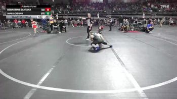 95 lbs Quarterfinal - Sebastian Santana, Fair Lawn vs Jake Loiseau, Upper Township