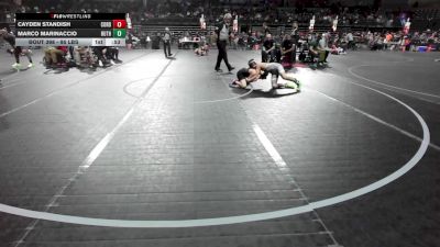 95 lbs Quarterfinal - Cayden Standish, Cordoba Trained vs Marco Marinaccio, Ruthless WC