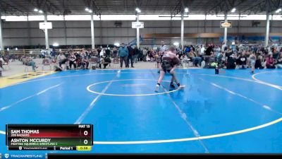 115 lbs Cons. Semi - Sam Thomas, 208 Badgers vs Ashton McCurdy, Fighting Squirrels Wrestling C