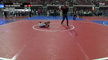 61 lbs Cons. Round 3 - Nolan Copenhaver, Coyote Wrestling Club vs WIll Whaley, Laurel Matburners
