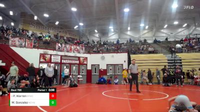 74 lbs 5th Place Match - Porter Warren, Bulldog Premier Wrestling Club vs Maddon Gonzalez, New Castle Youth Wrestling