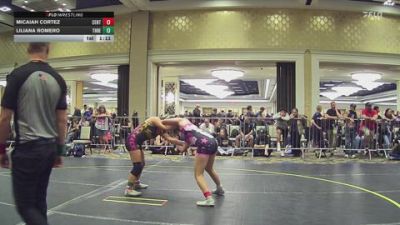 123 lbs Round Of 32 - Micaiah Cortez, Central Catholic WC vs Liliana Romero, Threshold WC