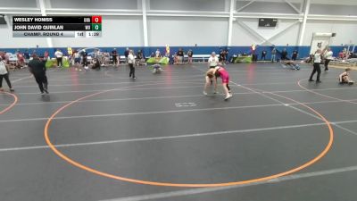 132 lbs Champ. Round 4 - Wesley Honiss, Unattached vs John David Quinlan, Wrestling University