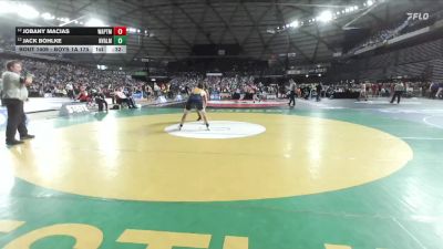 Boys 1A 175 lbs Cons. Round 3 - Jobany Macias, Wapato vs Jack Bohlke, Naches Valley