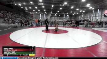 63 lbs Cons. Round 3 - Austin Port, Lions Den Wrestling vs Timo Maki, Grangeville Youth WC