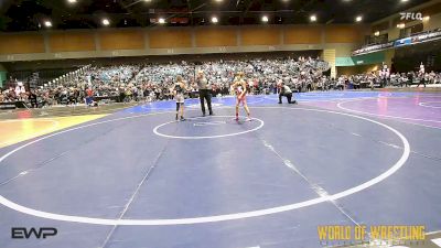 73 lbs Consi Of 8 #1 - Michael Chater, Pounders WC vs Ryatt Cavazos, New Mexico