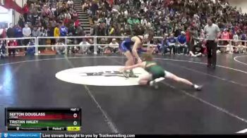 126 lbs Quarterfinal - Sefton Douglass, Lyman vs Tristan Haley, Pinedale