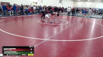 121 lbs Champ. Round 1 - Alex Portner, New Ulm Area vs Thomas Pruitt, Fulda-Murray Cty Central