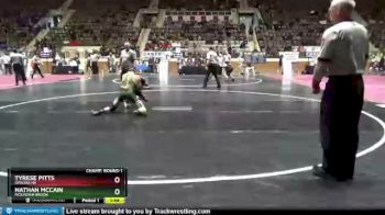 132 lbs Champ. Round 1 - NATHAN MCCAIN, Mountain Brook vs Tyrese Pitts, Opelika Hs