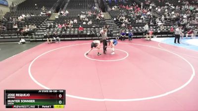 135 lbs Cons. Round 3 - Hunter Sonniier, Union vs Jose Requejo, Beaver