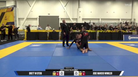 Jose Marcio Winkler vs Brett W Oteri 2025 World IBJJF Jiu-Jitsu No-Gi Championship