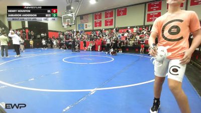 112 lbs Consi Of 8 #1 - Henry Houston, Bartlesville vs Jamarion Anderson, Muskogee