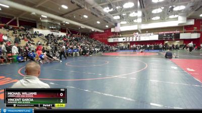 152 lbs Cons. Round 3 - Vincent Garcia, Windsor High School vs Michael Williams, Lower Lake High School