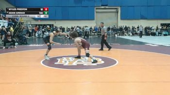 3 - 157 lbs Cons. Round 2 - Myles Preston, William Byrd vs Adam Arenas, Turner Ashby