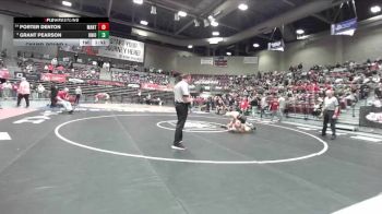 3A 113 lbs Champ. Round 1 - Grant Pearson, Union vs Porter Denton, Manti