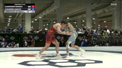 72 Finals Champ. Round 1 - Aliaksandr Kikiniou, NYAC vs Alejandro Sancho, Army (WCAP)
