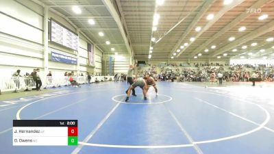 220 lbs Round Of 64 - Jancarlo Hernandez, UT vs Dyshawn Owens, NC