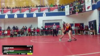 157 lbs Champ. Round 1 - Javon Frost, Delphi vs Aaron Ross, Warsaw