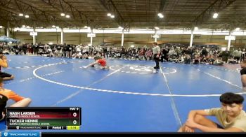 105 lbs Champ. Round 3 - Nash Larsen, Canfield Middle School vs Tucker Henne, Nampa Christian Middle School