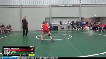 152 lbs Round 2 (8 Team) - Kaylee Anderson, Virginia vs Skylur Lewis, Arkansas