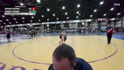 80 lbs 5th Place Match - Braizen Vigoren, Sidney Wrestling Club vs Samuel Coomes, East River Raptors