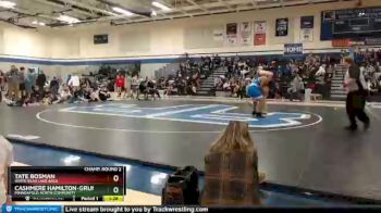 285 lbs Champ. Round 2 - Cashmere Hamilton-Grunau, Minneapolis North Community vs Tate Bosman, White Bear Lake Area