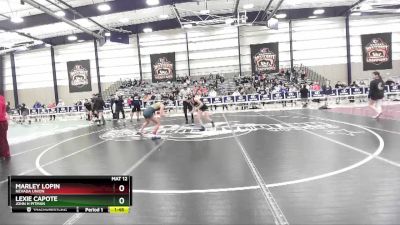 105 lbs Quarterfinal - Lexie Capote, John H Pitman vs Marley Lopin, Nevada Union