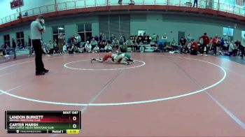 80 lbs Semifinal - Carter Marsh, New Castle Youth Wrestling Club vs Landon Burkett, Dragon Wrestling Club