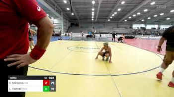 100 lbs Consi Of 4 - Calan Childress, Cali Red vs Logan Hartzell, Team Maryland