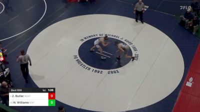 157 lbs Round Of 32 - Zane Butler, Montoursville vs Noah Williams, State College