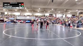 Girls 100 lbs Cons. Round 2 - Calli Ziegler, Shelbyville Central High School vs Libby Lee, Knoxville Halls High School