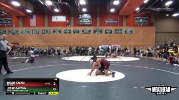 133 lbs 1st Place Match - David Saenz, Mt. SAC vs Jesse Gaytan, Menlo Wrestling CLub