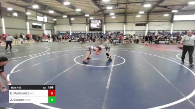 144 lbs Quarterfinal - Elijah Muchowicz, No Team vs Zachary Stewart, Trybe